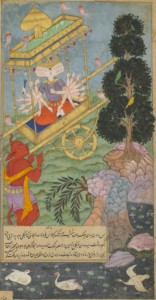 Ravana_seizes_the_chariot_Puspaka_from_Kuvera